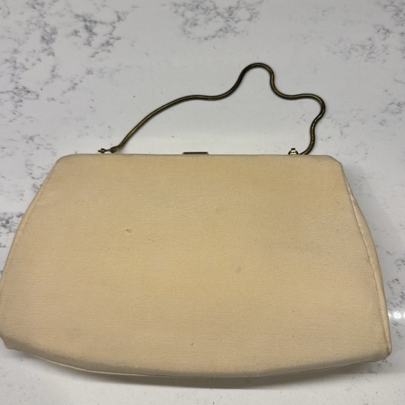 Vintage Light Green with Gold Clutch Purse Evening Bag in Excellent Cond… - Picture 7 of 7
